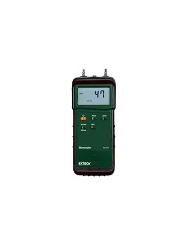 Pressure Meter and Manometer Portable Heavy Duty Differential Pressure Manometer - Extech 407910 NIST Certificate Calibration 1 heavy_duty_differential_pressure_manometer__extech_407910