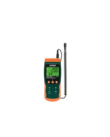 Air Flow Meter Portable Hot Wire Thermo-Anemometer Datalogger - Extech SDL350 NIST Certificate Calibration   1 hot_wire_thermo_anemometer_datalogger__extech_sdl350