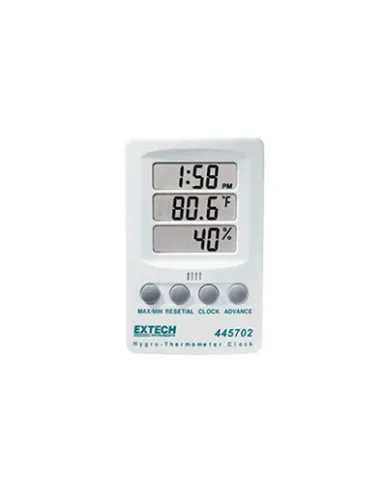 Temp. Humidity and Lux Meter Hygro Thermometer Clock - Extech 445702 1 hygro_thermometer_clock__extech_445702