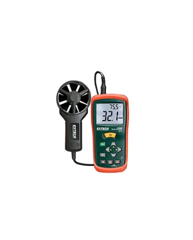 Air Flow Meter Portable Mini Thermo-Anemometer - Extech AN100 NIST Certificate Calibration 1 mini_thermo_anemometer__extech_an100