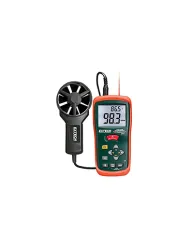 Air Flow Meter Portable Mini ThermoAnemometer with InfraRed Thermometer  Extech AN200 