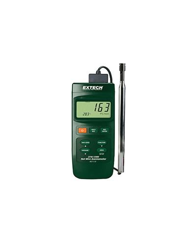 Portable Heavy Duty CFM Hot Wire Thermo Anemometer Extech 407119 NIST