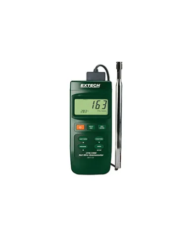 Air Flow Meter Portable Heavy Duty CFM Hot Wire Thermo-Anemometer – Extech 407119 NIST Certificate Calibration  1 portable_heavy_duty_cfm_hot_wire_thermo_anemometer_extech_407119_nist_certificate_calibration