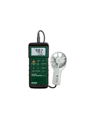 Air Flow Meter Portable Heavy Duty CFM Metal Vane Anemometer  Extech 407113 